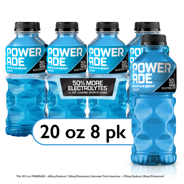 POWERADE Mountain Berry Blast Sports Drink Bottles Same-Day
