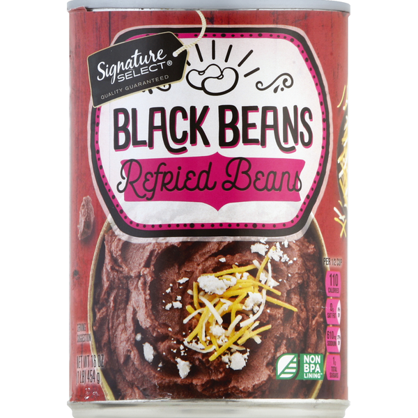 Signature SELECT Beans, Refried, Black Beans