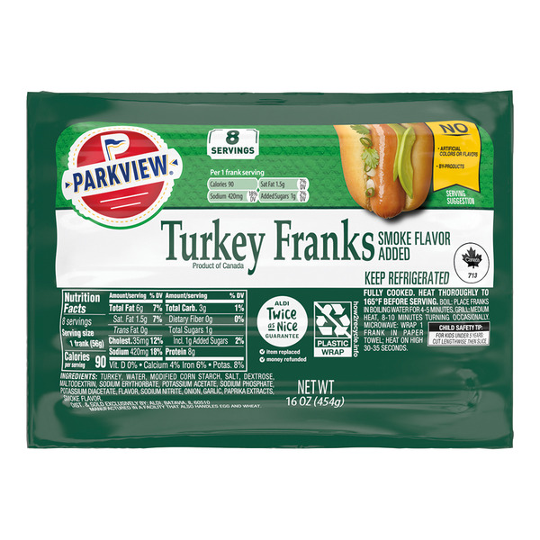 Parkview Turkey Franks