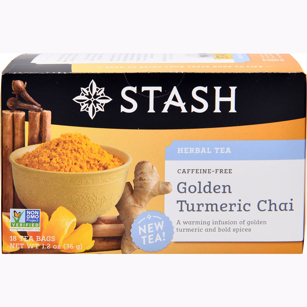 Stash Caffeine-Free Golden Turmeric Chai Herbal Tea