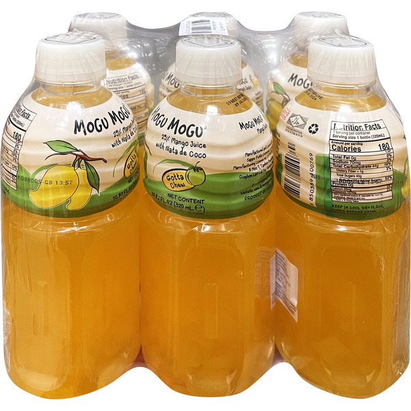Mogu Mogu Mango & Coconut Gel Juice Drink