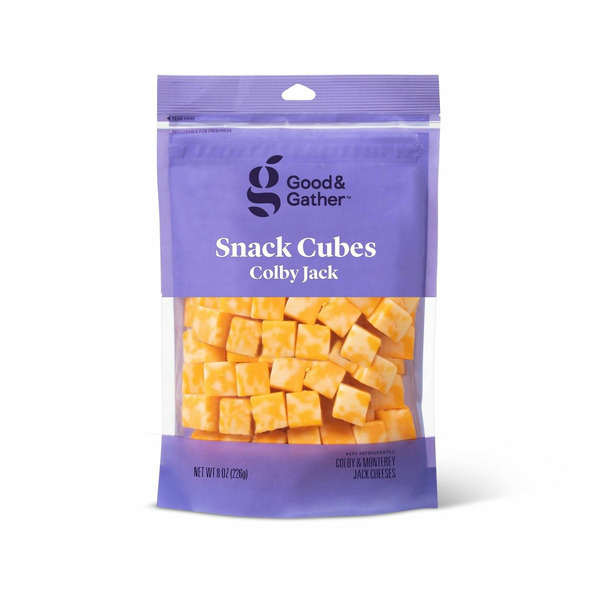 Good & Gather Colby Jack Colby & Monterey Jack Cheeses Snack Cubes