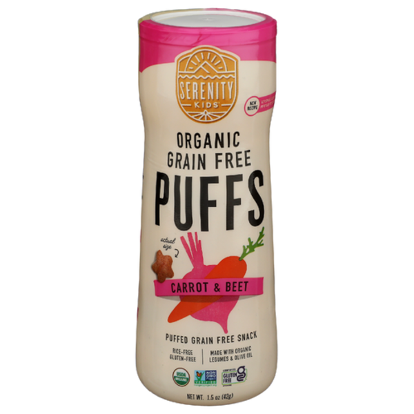 Serenity Kids Grain Free Puffs, Carrot & Beet