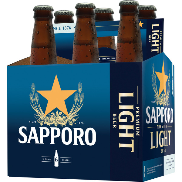 Sapporo Beer, Light, Premium Same-Day Delivery | Binny's Beverage
