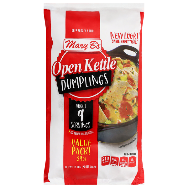 マリリンページ イオンゲル1本 Mary B's Open Kettle Dumplings Same-Day Delivery | Super 1 Foods