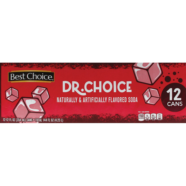 Best Choice DR. CHOICE SODA 12/12Z Same-Day Delivery or Pickup