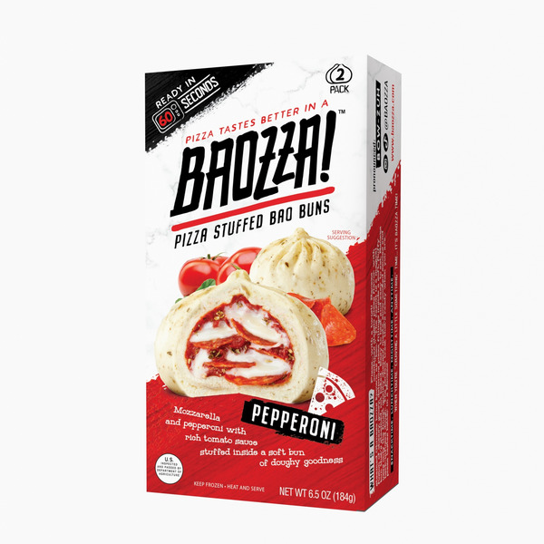 Baozza Pepperoni Pizza Snacks 2 Pack Same-Day Delivery or Pickup