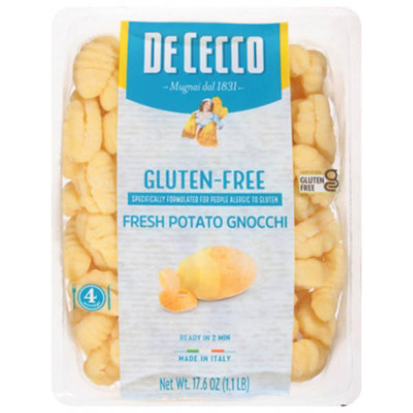 De Cecco Gnocchi, Gluten-Free, Fresh Potato