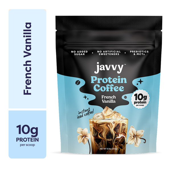 Javvy Coffee French Vanilla Instant Protein Coffee Same-Day