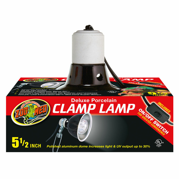 Zoo Med Laboratories Inc. Deluxe Porcelain Clamp Lamp
