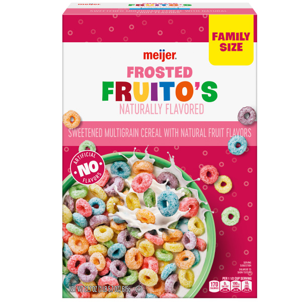 Meijer Frosted Fruit O's Sweetened Multigrain Cereal