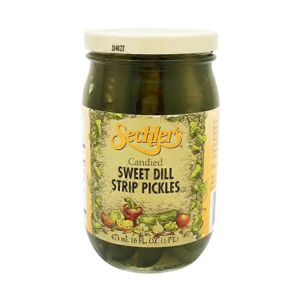 Sechler S Candied Sweet Dill Strip Pickles 16 Fl Oz From Acme Markets Sechler S Candied Sweet Dill Strip Pickles 16 Fl Oz From Acme Markets