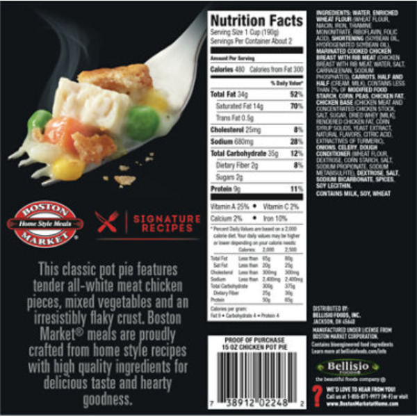 Boston Market Chicken Pot Pie