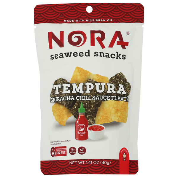 Nora Snacks Tempura Seaweed Sriracha Chili Sauce Same-Day Delivery