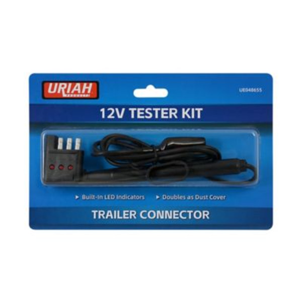 Uriah Products 4-Flat LED Tester with 6-12V Circuit Tester