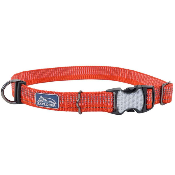 K9 Explorer Brights Reflective Adjustable Dog Collar - 1 in