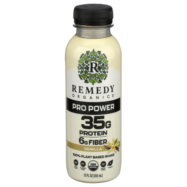 Remedy Organics Organic Vanilla Pro Power 100% Plant Based Protein Shake