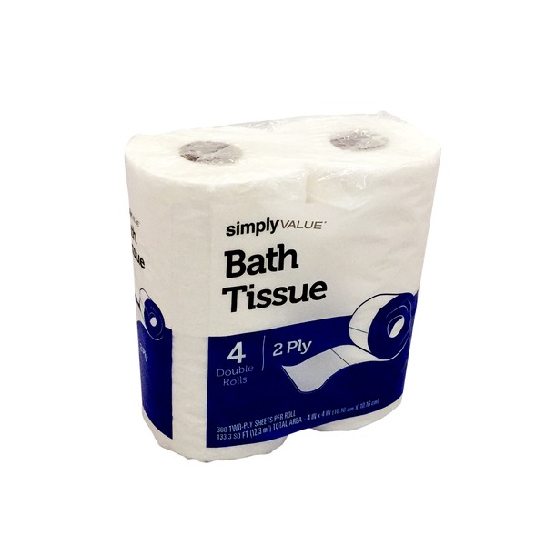 Simply Value 2 Ply Bath Tissue (4 ct) Instacart