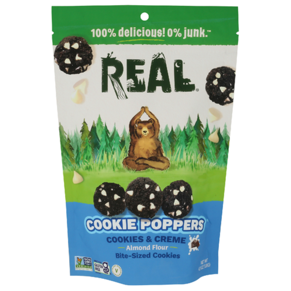 Real Cookies Cookies & Creme Cookie Poppers Bite-Sized Cookies