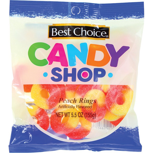 Best Choice Candy Shop Peach Rings Same-Day Delivery or Pickup