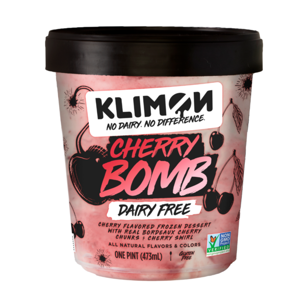Klimon Frozen Dessert, Dairy Free, Cherry Bomb
