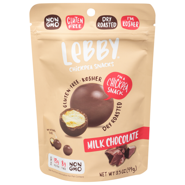 Lebby Chickpea Snacks Milk Chocolate