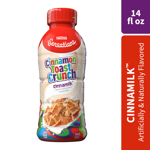 Nestlé NESQUIK CINNAMON TOAST CRUNCH CINNAMILK Lowfat Milk