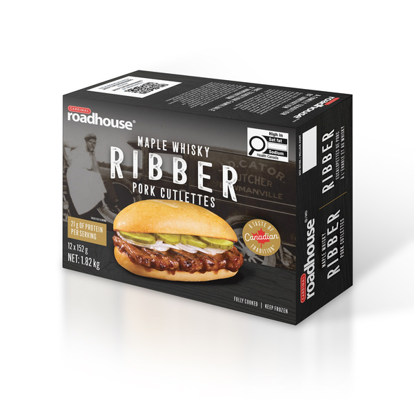 Cardinal Roadhouse Maple Whiskey Ribber Pork Cutlettes 12 x 152 g