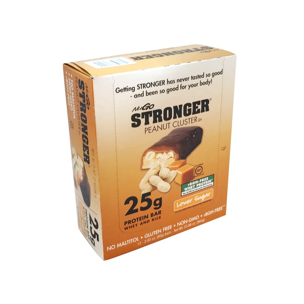 NuGo Stronger Peanut Cluster Bars NuGo Stronger Peanut Cluster Bars