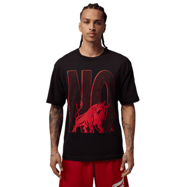 Jordan Men's Brooklyn Toro Graphic T-Shirt, XL - Black