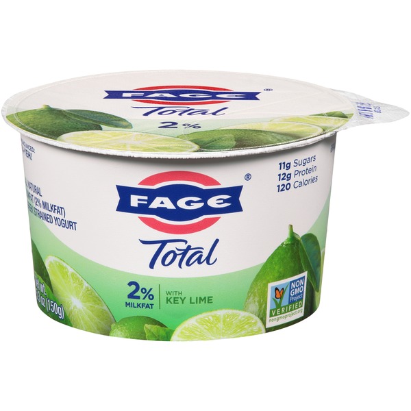 Fage Milkfat Greek Strained Yogurt with Key Lime (5.3 oz) Instacart