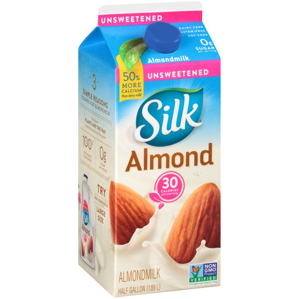 Silk - Unsweetend Almond Milk - 64oz. Carton