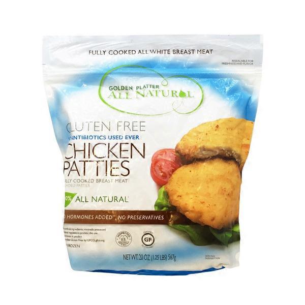Golden Platter All Natural Chicken Patties (20 oz) Instacart