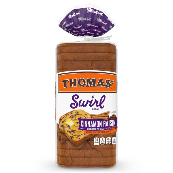 Thomas’ Cinnamon Raisin Swirl Bread