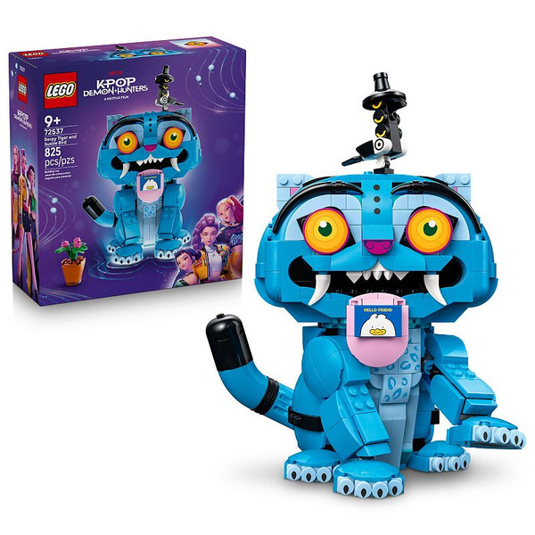 LEGO KPOP Demon Hunters Derpy Tiger & Susie Bird 825-Piece Building Set, 72537
