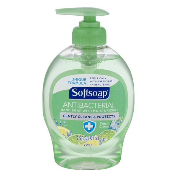 Softsoap Antibacterial Hand Soap With Moisturizers Fresh Citrus 7 5 Fl 