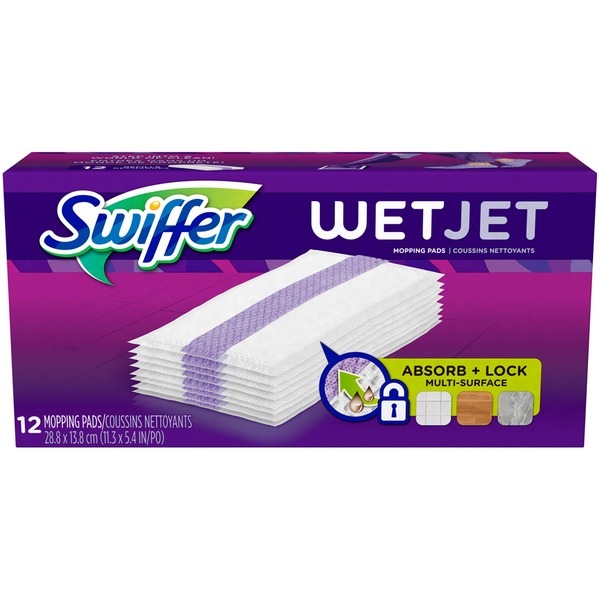 Swiffer Wetjet Hardwood Floor Cleaner Spray Mop Pad Refill Multi