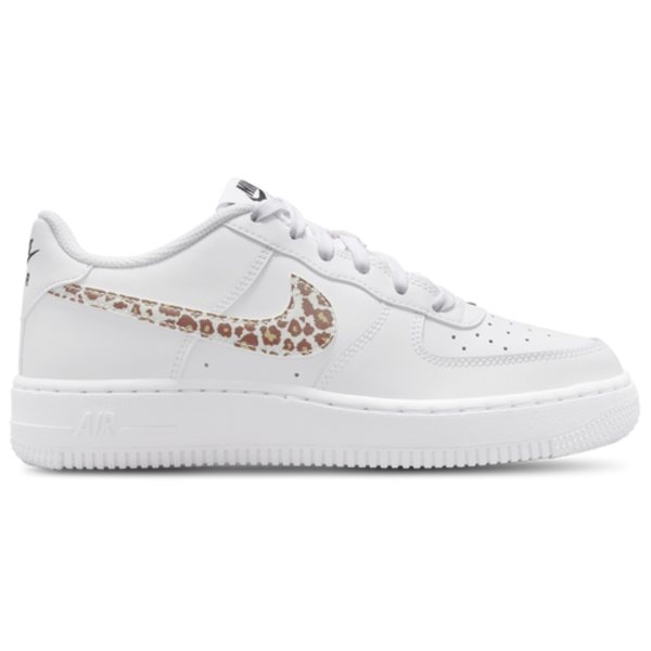 Nike Girls' Air Force 1 Low CH Grade School Shoe, Size 6.5 - White/Black