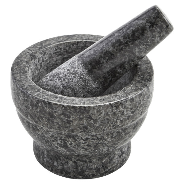 Imusa - 3.75'' Polished Granite Mortar & Pestle