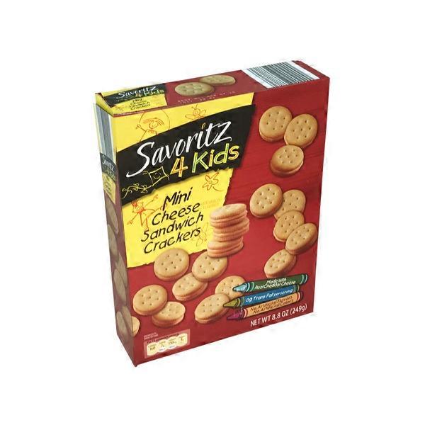 Savoritz Mini Cheese Sandwich Crackers (8.8 oz) Instacart