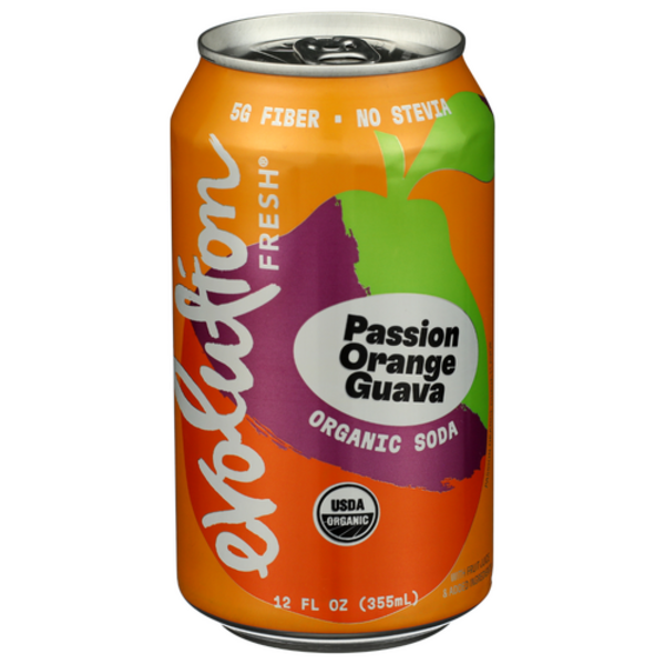 Evolution Fresh Organic Passion Orange Guava Fruit Soda