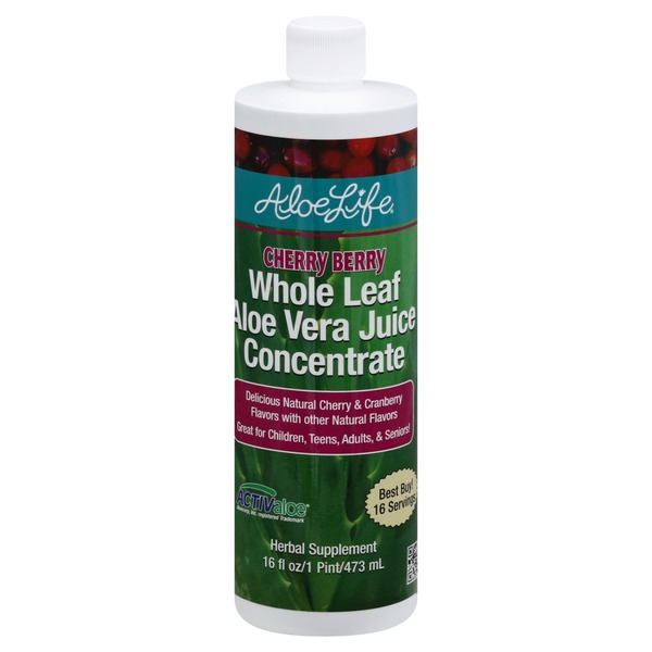 Aloe Life Cherry Berry Whole Leaf Aloe Vera Juice Concentrate Same-Day  Delivery or Pickup | Lazy Acres