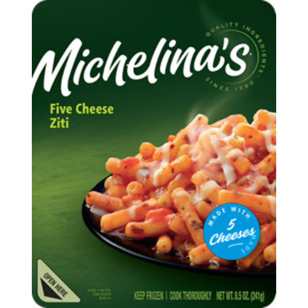 Michelina's Five Cheese Ziti Meal .