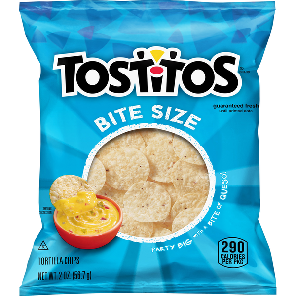 Tostitos Tortilla Chips, Bite Size (2 oz) Instacart