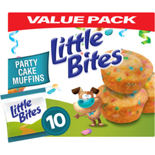 Entenmann's Little Bites, 10 ct, Party Cake, Muffins, Muffins, 15 oz