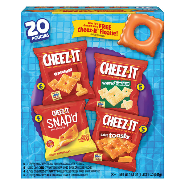 Cheez-It Cheese Crackers Variety Pack, Baked Snack Crackers