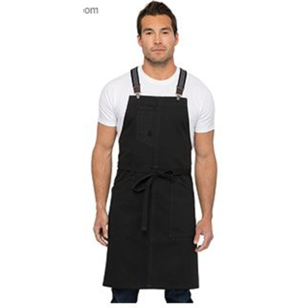 Chef Works - Berkeley BIB Apron, Black