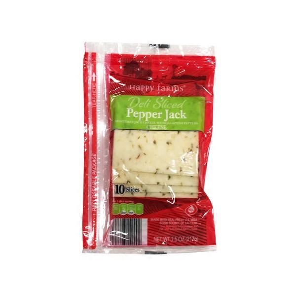 Happy Farms Deli Sliced Cheddar Cheese (7.5 oz) from ALDI Instacart