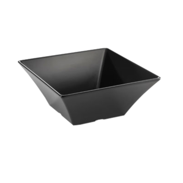 TableCraft - #BKMB94 Frostone Collection Square Bowl Black 3.75 qt, 1 CT