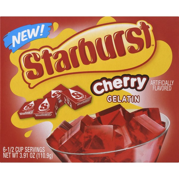 Woodman's Food Markets STARBURST Gelatin, Cherry SameDay Delivery or